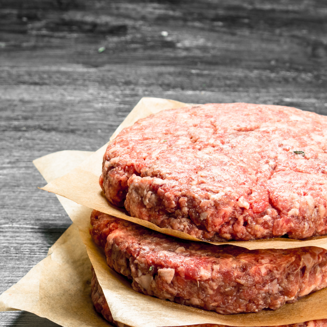 Ground Beef Patties - 1/3 lb. patty, 4 per Package